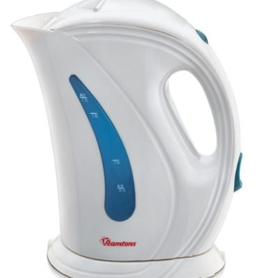 Ramtons Kettle  Cordless Electric Kettle 1.7 Liters White And Blue - RM/225