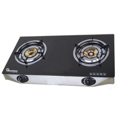 Ramtons Cooker  Gas Cooker 2 Burner Super Slim Ceramic Top - RG/537