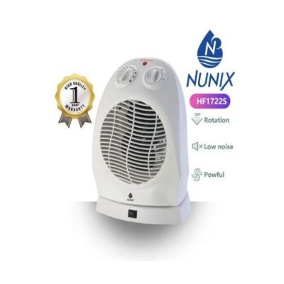 Nunix Heater  Portable 2 In 1 Room Heater With Rotating Function HF1722S