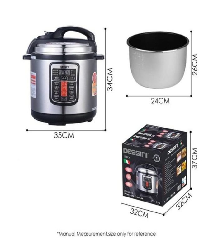 download-2024-11-22T143032.878.jpeg Dessini Electric Pressure Cooker-6liters DS-379 - Image 1