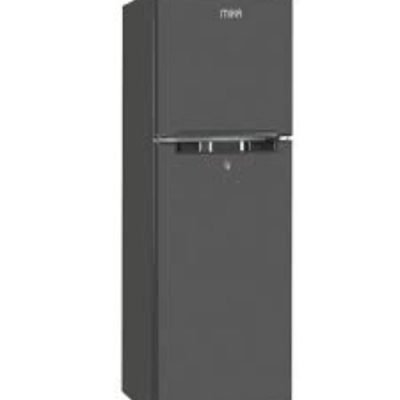 Mika Fridge  118L  2 Door Top Mount Freezer  Defrost (Direct Cool)  Dark Silver