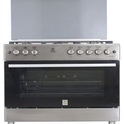 Mika Cooker  Standing Cooker  90cm X 60cm  5GB  Electric Oven  Half Inox MST90PU5GHI/2WFO