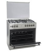 Mika Cooker  Standing Cooker  90cm X 60cm  5GB  Electric Oven  Half Inox MST90PU5GHI/2WFO - Image 2