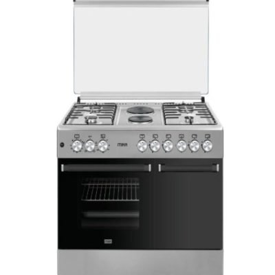 Mika Cooker  Standing Cooker  90cm X 60cm  4 + 2  Electric Oven  Half Inox MST90PU42HI/HC