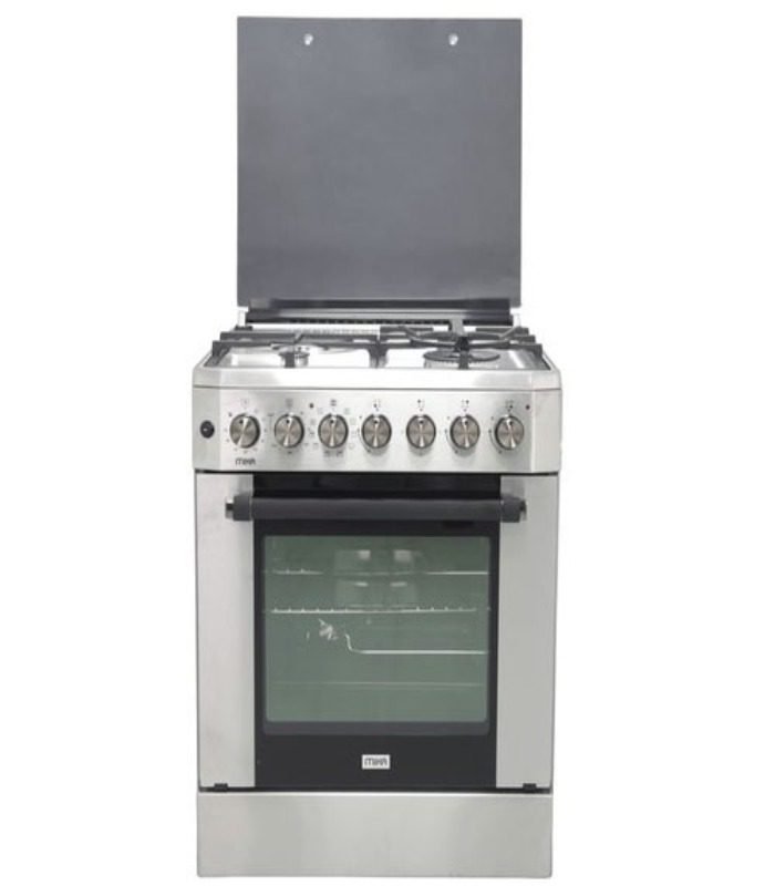 download-2024-11-23T132224.473.jpeg Mika Cooker Standing Cooker 60cm X 60cm 3 + 1 Electric Oven Half Inox MST6131HI/WOK - Image 1