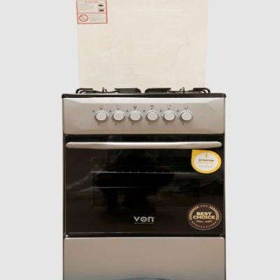 Von Cooker VAC5F140PS 4 Gas Oven - Silver