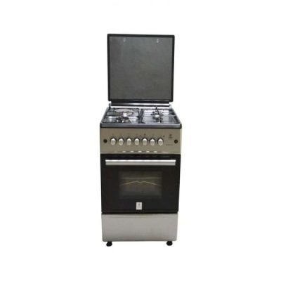 Mika Cooker  Standing Cooker  58cm X 58cm  3 + 1  Electric Oven  Silver MST60PI31SL/EM