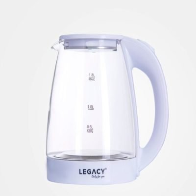 Legacy Kettle White  Glass Double Layer 3 Plug