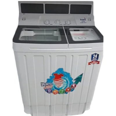 ICONA Washing Machine 12.5kgs Twin Tub Top Load Semi Automatic ILSWM-125FT
