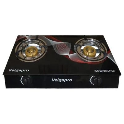 Ipcone Cooker 2 Burner - Glass Top And Gas Stove Double Burner 8112-4