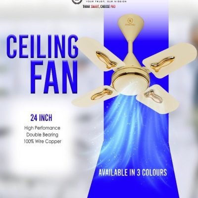 Smart Pro Ceiling Fan 24 Inches with 3 Blades