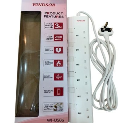 Windsor Extension Cable, Heavy Duty 6 Way WI-U506