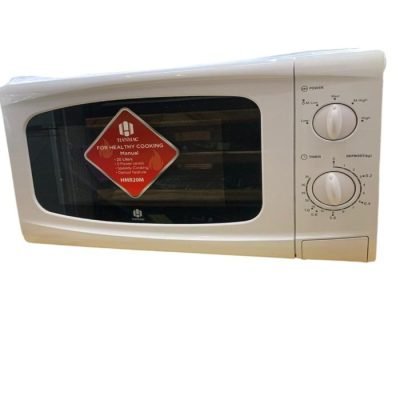 Hanmac Microwave  20L Manual with Turntable Glass, Push-Button Door, Kitchen Timer HMR20M