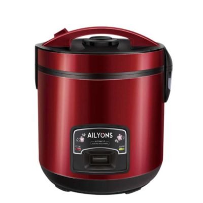 Ailyons Rice Cooker 3 In 1, Deluxe 2.2L Automatic Electric - Red RCX-22B02