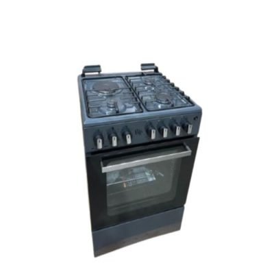 BJS Cooker, Elite Model 60x60 3+1 Electric/Gas Cooker - W/ Turbo Fan - Oven 60L Capacity