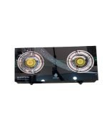 Nunix Cooker, Glass Table Top Double Burner Gas Stove GCPRO007 - Image 2