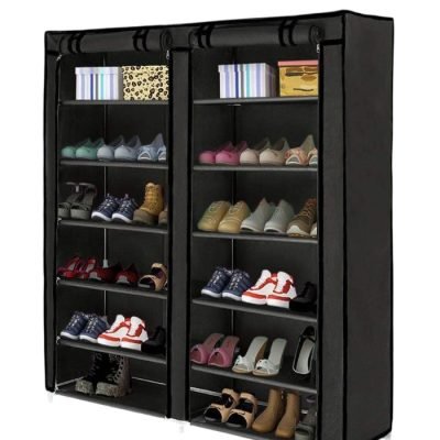 Nunix High quality 2 Column 36 Pairs Dustproof Shoe Rack/organizer