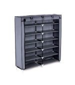 Nunix High quality 2 Column 36 Pairs Dustproof Shoe Rack/organizer - Image 3