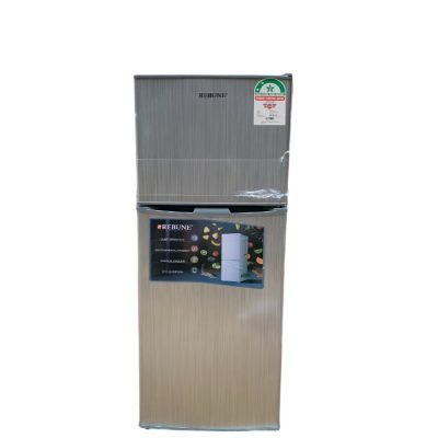 Rebune Fridge Double Door 138Liters RE-BCD-138 Silver