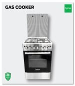 Syinix Cooker 60×60 3+1 Electric/Gas With Gas leakage sensor
