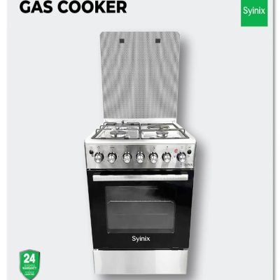 Syinix Cooker 60×60 3+1 Electric/Gas With Gas leakage sensor