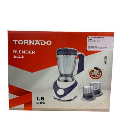 Tornado Blender 400-Watt, 1.5 Liter, 2 Mills, BL400/2