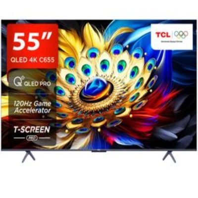 TCL TV 55 Inch Frameless 4K Ultra HD Google Tv Voice Control