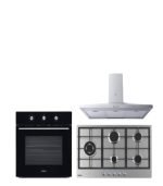Haier Hob 90cm Complete Built-in Bundle: 90cm Hood + 90cm 5 burner built-in Hob + 59L built-in oven