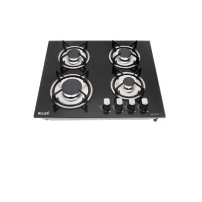 Bolesi Hob 4 Gas Tempered Glass Built-In HB46004