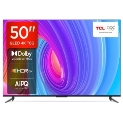 TCL Tv 50-inch QLED Smart TV 50T6C