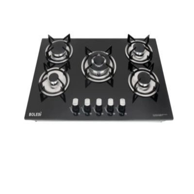 Bolesi Hob Built-in 5gas Tampered Glass Cooker HB-57005