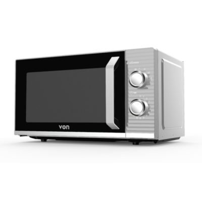 Von Microwave Oven Solo Mechanical 20L – Silver VAMS-22MGX