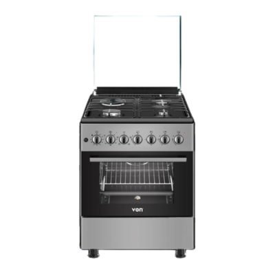 Von Cooker 3 Gas + 1 Electric VCF663141FFS Silver