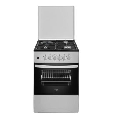Von Cooker 3 Gas + 1 Electric 50x50 VCF503131NFY Enamel Grey