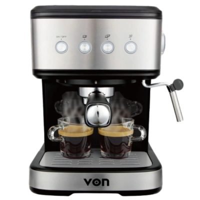 Von Espresso Coffee Maker - Stainless Steel VCME-851DX