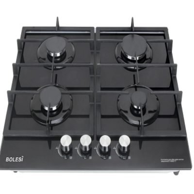 Bolesi hob cooker 4gas Built in Tampered Glass H59-4006B