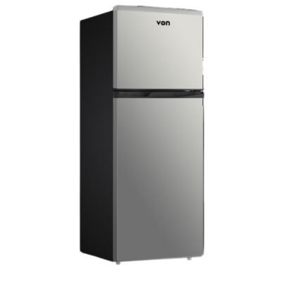 Von Fridge Double Door 138L Silver VART-19DHS