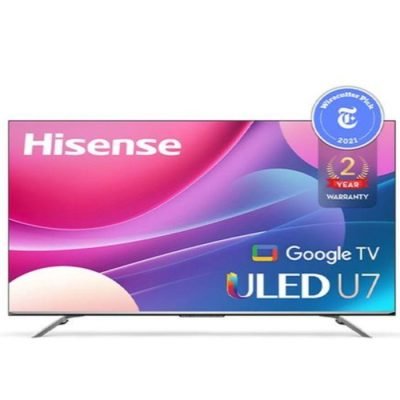 Hisense TV 55 inch Mini-LED ULED 4K Smart 144Hz Quantum Dot HDR10+ Dolby Vision IQ  55U7NKKEN