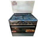 Cooker 60x60CM 3 Gas Burners + 1 Hotplate - Silver RECK-631SS - Image 2