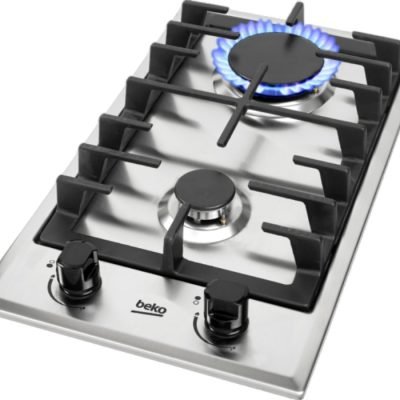 Beko Hob 30cm Domino Gas Stainless Steel BHG134