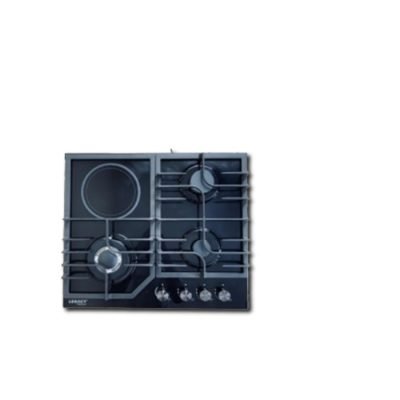 Legacy Hob 3 gas burners(1WOK) 1 Ceramic Plate Built In Glass