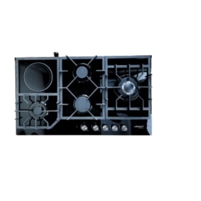 Legacy Hob Built-in 4 Gas Burners with 1 Wok and 1 Ceramic Plate NY-QB5004