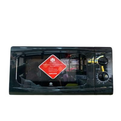 Hanmac Microwave  20L Manual with Turntable Glass, Push-Button Door, Kitchen Timer HMR20M Black
