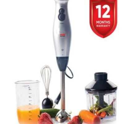 Von Blender Hand Blender With Accessories  300W - Black VSBH03MNK