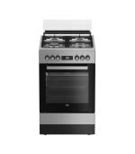 Beko Cooker, 3 Gas Burners and 1 Wok, Electric Oven 60l FSM61330DXDSL