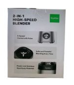 Syinix Blender 2 In 1, With Grinder 1.5Litres Q70BL1 - Black - Image 2
