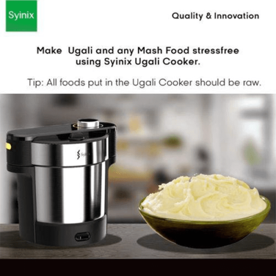 Syinix  Ugali Maker Fully, Automatic Cooker Swallow Maker Pounding Machine Rice Cooker SFM50E1
