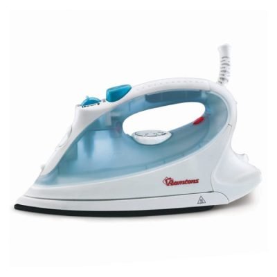Ramtons Iron, White And Blue Steam Iron -RM/187