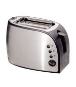 Ramtons Toaster,  2 Slice Pop Up Toaster Stainless Steel - RM/258