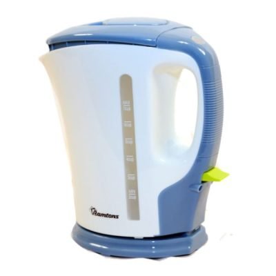 Ramtons Kettle, Cordless Electric Kettle 1.5 Liters White And Blue - RM/324